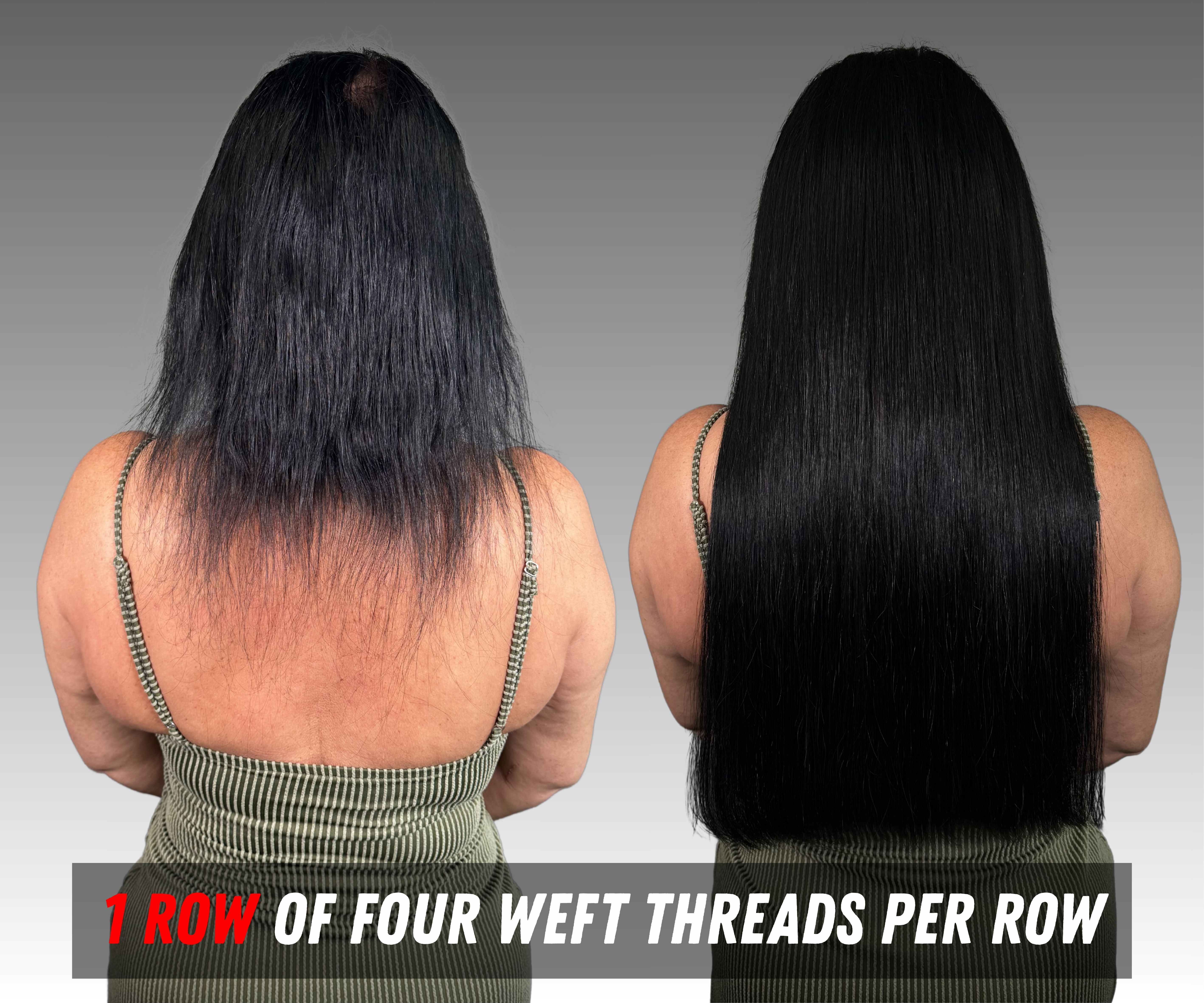 Best hair extensions Brooklyn — IBE method before and after results